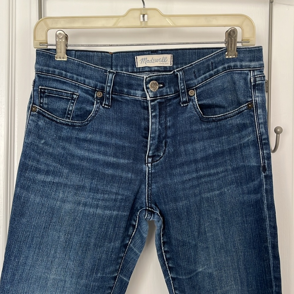 Madewell Cropped Jeans with Zippers - Picture 2 of 10